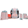 LÄSSIG Schulranzen-Set 7-tlg. Flexy Unique Rose/blue/black