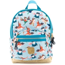 Pick & Pack Rucksack Birds S Blau
