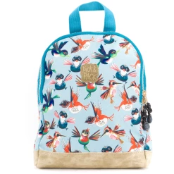 Pick & Pack Rucksack Birds XSmall Blau