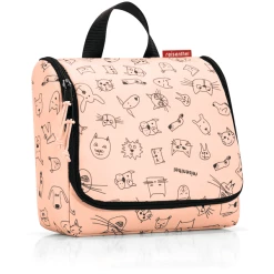 Reisenthel® Toiletbag Kids Cats And Dogs Rose