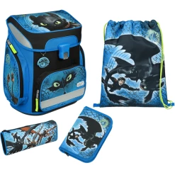 Scooli EasyFit Schulranzen-Set Dragons
