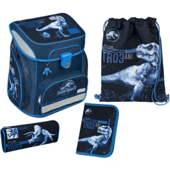 Scooli EasyFit Schulranzen-Set Jurassic World