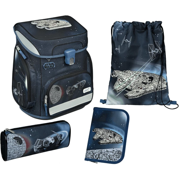 Scooli EasyFit Schulranzen-Set Star Wars, 5-tlg.
