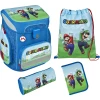 Scooli EasyFit Schulranzen-Set Super Mario, 5-teilig