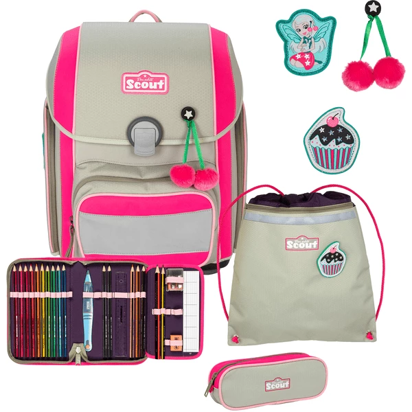 Scout Genius DIN - Pink Cherry, 4-tlg.