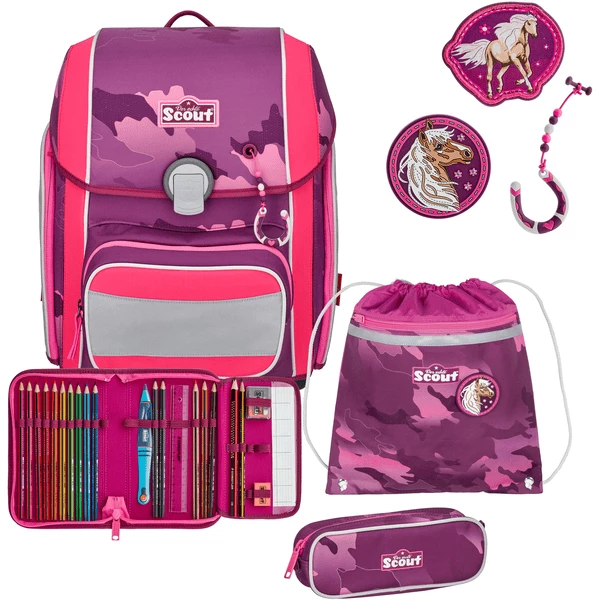 Scout Genius DIN - Pink Horse, 4-tlg.