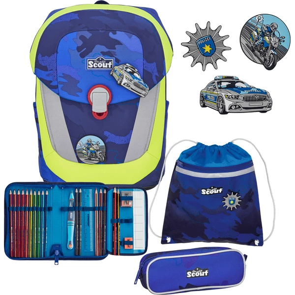 Scout Sunny II DIN - Blue Police, 4-tlg.