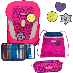 Scout Sunny II DIN Neon Safety - Pink Glow, 4-tlg.