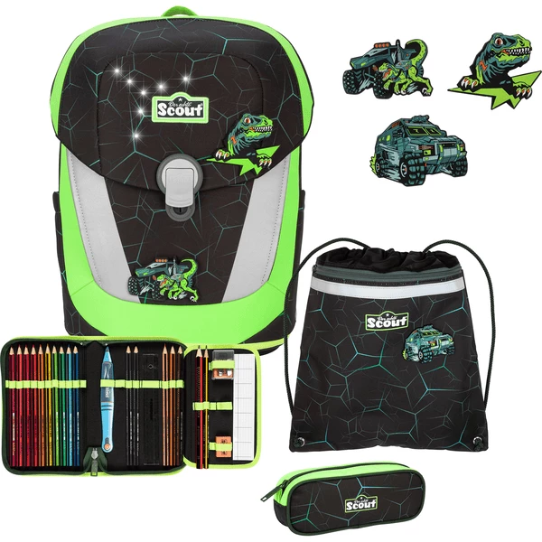 Scout Sunny II Exklusiv DIN LED - Dino Hunter, 4-tlg.