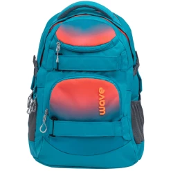 WAVE Rucksack Infinity Ombre Neon Orange And Bluebird
