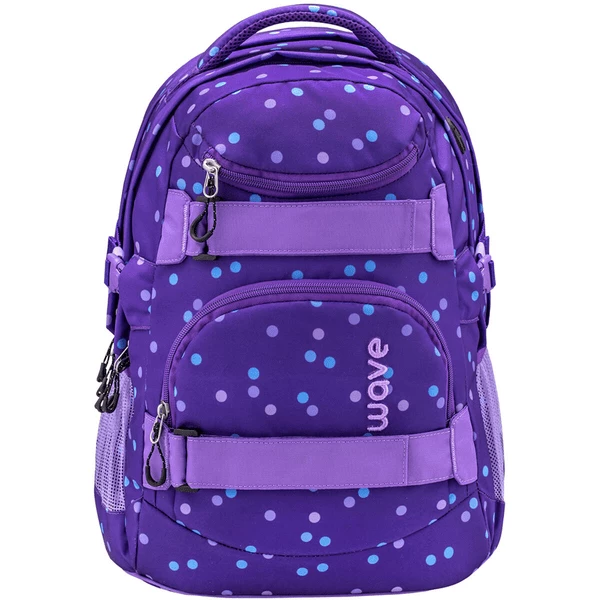 WAVE Rucksack Infinity Purple Dots