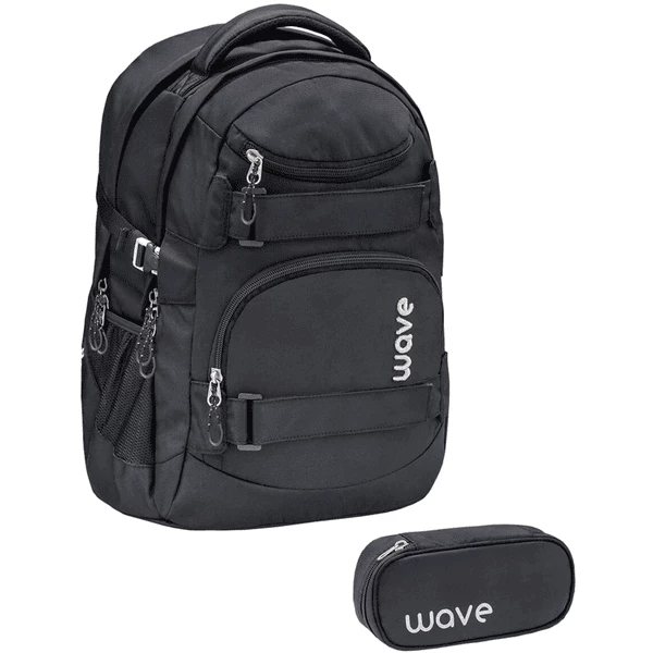 WAVE Rucksack Infinity Set 2-teilig Black