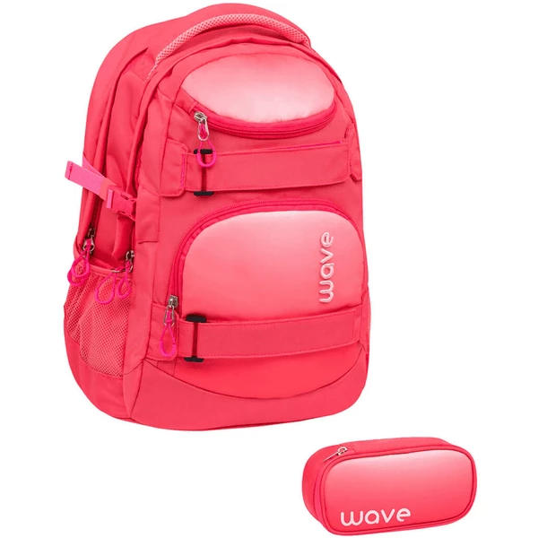 WAVE Rucksack Infinity Set 2-teilig Ombre Coral Paradise