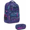 WAVE Rucksack Infinity Set 2-teilig Stripes Purple