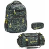 WAVE Rucksack Infinity Set 3-teilig Stripes Green