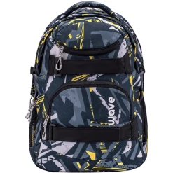 WAVE Rucksack Infinity Yellow Graffiti
